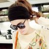 Fashion Elastane Yoga/Cosmetic Headbands Head Wrap Sports Hair Band Black/White