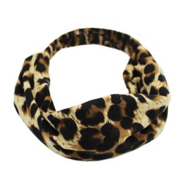 Fashion Elastane Yoga/Cosmetic Headbands Head Wrap Sports Hair Band Leopard