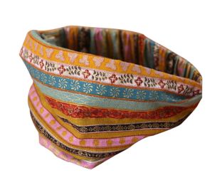 National Style Hair Band Sports Yoga Headband Dancing Headband YELLOW