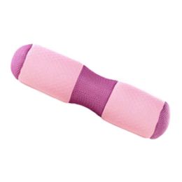 Fashionable Yoga Bolster Round Bodybuilding Waist/Pelvis/Neck Pillow Pink