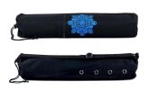Black Canvas Pouch Yoga Mat Tote Bag Carrier:  Lightweight, Durable, Breathable