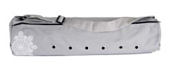 Pouch Yoga Canvas Mat Tote Bag Holder:  Lightweight, Durable, Breathable[Gray]