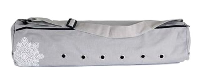 Pouch Yoga Canvas Mat Tote Bag Holder:  Lightweight, Durable, Breathable[Gray]
