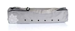 Pouch Yoga Canvas Mat Tote Bag Holder:  Lightweight, Durable, Breathable[Gray]