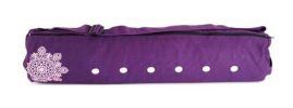 Pouch Yoga Canvas Mat Tote Bag Holder:  Lightweight, Durable, Breathable[Purple]