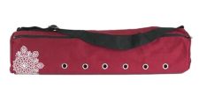 Pouch Yoga Canvas Mat Tote Bag Holder:  Lightweight, Durable, Breathable[Red]
