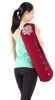 Pouch Yoga Canvas Mat Tote Bag Holder:  Lightweight, Durable, Breathable[Red]