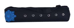 Lightweight, Durable, Breathable Pouch Yoga Canvas Mat Tote Bag Holder[Black]