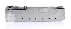 Practical Breathable Women's Canvas Yoga Mat Bag,Light Grey