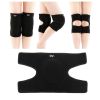 Exercise Fitness Adjustable Knee Pads Yoga/Dance/Joint Pain Knee Brace L Black