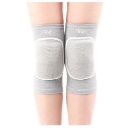 Exercise & Fitness Knee Brace Yoga/Dance/Joint Pain Knee Pads L Gray