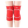 Exercise & Fitness Knee Brace Yoga/Dance/Joint Pain Knee Pads L Red