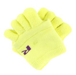 Cute Yellow Thicken Toe Yoga Socks Massage Redress Soft Socks