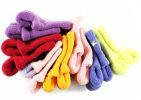 Cute Yellow Thicken Toe Yoga Socks Massage Redress Soft Socks