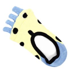 Soft Cotton Toe Yoga Socks Deodorized Massage Redress Socks