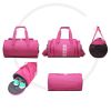 Durable Sport Bag Travel Bag Gym Duffel Bag Workout Bag with Shoes Compartment, A