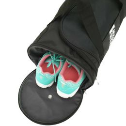 Durable Sport Bag Travel Bag Gym Duffel Bag Workout Bag with Shoes Compartment, B