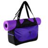 Outdoor Sport Bag Waterproof Training Yoga Bag Thicken Exercise Yoga Mat Bag-Purple
