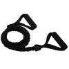 Fitness&Exercise Band Shaped Rope Expender High-elastic Resistance Black