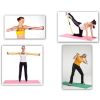 Fitness&Exercise Band Chest Expander Tension Device/Yoga Tube Body Band Yellow