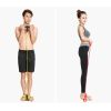 Fitness Equipment Crunches Chest Expander/Yoga Pedals Elastic Rope Yellow