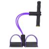 Fitness Equipment Crunches Chest Expander/Yoga Pedals Elastic Rope Purple