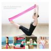 Natural Material Plastic Thin Yoga Belt Exercise Belt-Pink