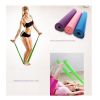 Natural Material Plastic Thin Yoga Belt Exercise Belt-Blue