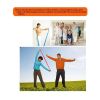 Natural Material Plastic Thin Yoga Belt Exercise Belt-Green