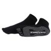 Women's Non Slip Full Toe Yoga Socks With Grip 2 Pairs Set,Black