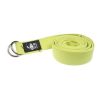 250CM Cotton Yoga Strap Pilates Stretch Exercise Band Yoga Accessories, Green