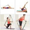 100%Cotton Yoga Strap Pilates Stretch Exercise Band Belt Yoga Accessories