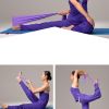 Latex Yoga Strap Pilates Flat Stretch Exercise Band Physical Therapy, Purple