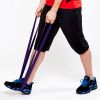 200CM Latex Yoga Strap Pilates Flat Stretch Exercise Band Physical Therapy