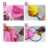 Fitness Exercise and Stability Ball with Foot Pump