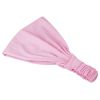 Women Girls Simple design Sweaty Bands Wide Yoga Hairband Elastane Pink