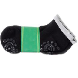 Non-slip Pilates Socks Yoga Socks With Grip Slip Resistant Socks Black, Set of 2