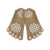 Women's Cotton Air Yoga Spcks Non-Slip Yoga Socks, M, Beige