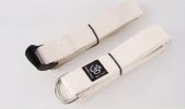 Yoga Stretch Strap 250 CM Long D-ring Yoga Strap (Beige)