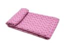 Microfiber Non Skid Yoga Mat Towel 183*61 CM Yoga Towel with Mesh Bag, PINK