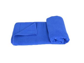 Yoga Mat Towel 183*61 CM Blue Yoga Towel with Mesh Bag