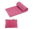 Yoga Mat Towel Fuchsia Thick Yoga Mat Towel 181*61 CM with TPE Bag