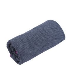 Yoga Mat Towel Dark Grey Thick Yoga Mat Towel 181*61 CM with TPE Bag