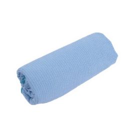 Yoga Mat Towel Baby Blue Thick Yoga Mat Towel 181*61 CM with TPE Bag