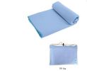 Yoga Mat Towel Baby Blue Thick Yoga Mat Towel 181*61 CM with TPE Bag