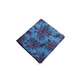 Yoga Print Yoga Towel 72*24'' Thick Yoga Towel with Carry Bag (Blue Leaves)