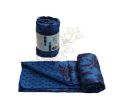 Yoga Print Yoga Towel 72*24'' Thick Yoga Towel with Carry Bag (Blue Leaves)