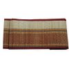 Woven Straw Yoga Beach Mat For Indoors And Outdoors, Multicolor