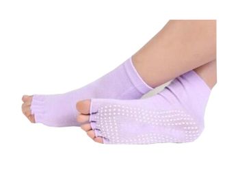 Ladies Summer Adult Floor Socks Yoga Socks Socks (Thin) - Purple