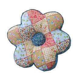 Yoga Bolster Tatami Floor Flower Round Cushion Chair Cushion- A5 - 15.7"